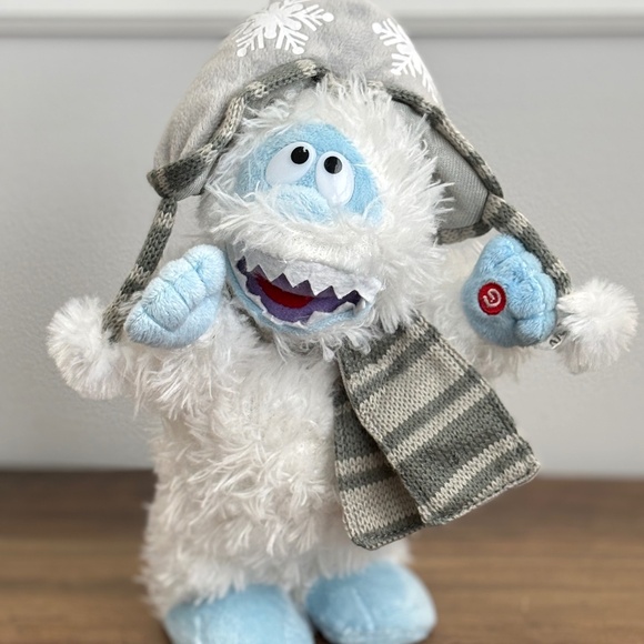 SINGING Gemmy Animated BUMBLE Abominable Snow Monster Plush DANCES Rudolph Holly - Picture 1 of 11